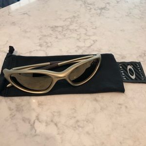 Gold Oakley Sunglasses